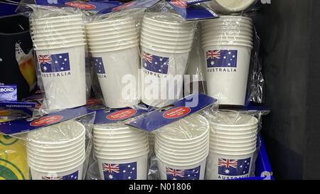 Australia Day Memorabilia, Adelaide, Australien Kredit: amer ghazzal/StockimoNews/Alamy Live News Stockfoto