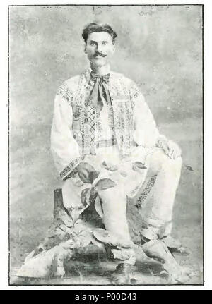 . Englisch: Nicolae Iorga, L'arte Popolare in Rumänien, Roma, ein. Rom. Gruppo Editoriale, 1930, 91 Seiten, 23 cm. . 1930. Nicolae Iorga 51 Iorga-L'arte Popolare in Rumänien, 1930 (Seite 104 Erntegut) Stockfoto