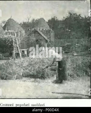 . Englisch: Nicolae Iorga, L'arte Popolare in Rumänien, Roma, ein. Rom. Gruppo Editoriale, 1930, 91 Seiten, 23 cm. . 1930. Nicolae Iorga 51 Iorga-L'arte Popolare in Rumänien, 1930 (Seite 78) Stockfoto