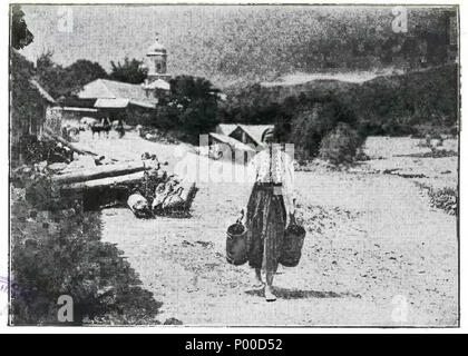 . Englisch: Nicolae Iorga, L'arte Popolare in Rumänien, Roma, ein. Rom. Gruppo Editoriale, 1930, 91 Seiten, 23 cm. . 1930. Nicolae Iorga 51 Iorga-L'arte Popolare in Rumänien, 1930 (Seite 92) Stockfoto