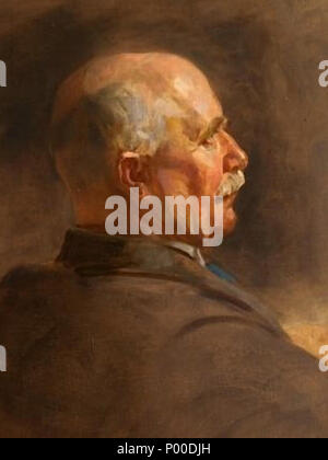 . William Ferguson Massey (1856-1925). Premierminister von Neuseeland. Studie für Portrait in Staatsmänner des Großen Krieges. . William Ferguson Massey. ca. 1920 53 James Guthrie - William Ferguson Massey - Detail Stockfoto