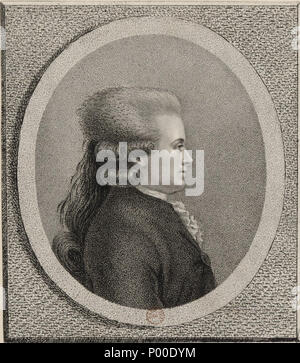 . Français: Portrait de Jean-Jacques Duval d'Eprémesnil (1745-1794) 54 Jean-Jacques Duval d'Epremesnil (1745-1794) Stockfoto