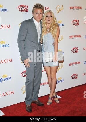 Spencer Pratt und Heidi Pratt-Montag - Maxim Hot 100 schönsten Frauen Partei an der Barker Hangar in Santa Monica. PrattSpencer Heidi Pratt-Montag 64 Veranstaltung in Hollywood Leben - Kalifornien, Red Carpet Event, USA, Filmindustrie, Prominente, Fotografie, Bestof, Kunst, Kultur und Unterhaltung, prominente Mode, Besten, Hollywood Leben, Event in Hollywood Leben - Kalifornien, Roter Teppich und backstage, Musik Prominente, Topix, Paar, Familie (Mann und Frau) und Kids - Kinder, Brüder und Schwestern anfrage tsuni@Gamma-USA.com, Kredit Tsuni/USA, 2006 bis 2009 Stockfoto