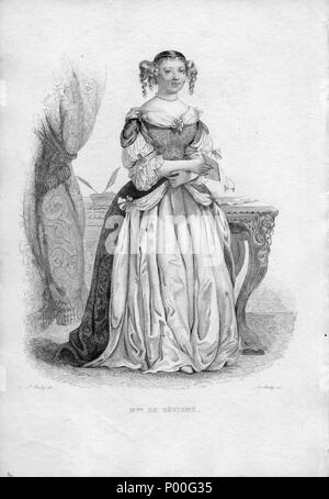 67 Madame de Sévigné par Boilly Stockfoto