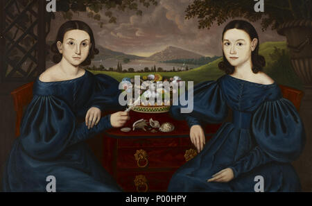 . Englisch: Ann Dusenberry und Eliza. 1838 78 Orlando Hand Bären - Ann Dusenberry und Eliza - 2008.84 - Minneapolis Institut der Künste Stockfoto