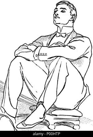 . Français: Otho Cushing (1871-1942). . 1900. Otho Cushing 78 Otho Cushing modische Mann Stockfoto