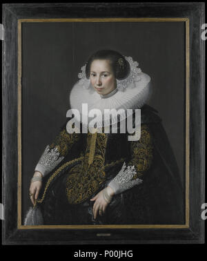 . Englisch: Portrait von Catharina Van Voorst (1595-1650). 1628 81 Paulus Moreelse - Portrait von Catharina Van Voorst (1595-1650) - 88.64.2 - Minneapolis Institut der Künste Stockfoto