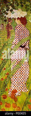 . Русский: Malerei von Pierre Bonnard. Vor 1947. 83 Pierre Bonnard Pierre Bonnard Frau im Garten 1891 4 Stockfoto
