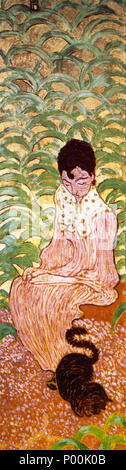 . Русский: Malerei von Pierre Bonnard. Vor 1947. 83 Pierre Bonnard Pierre Bonnard Frau im Garten 1891 Stockfoto