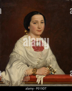 NMGrh4688. 1854 30 Emma Ekwall-Maria Dominica Ricci Stockfoto