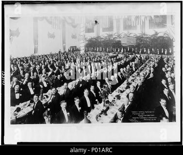 Possum Abendessen zu Präsident ausgeschrieben-Präsidenten William Howard Taft durch das Atlanta Handelskammer, 15. Januar 1909 Stockfoto