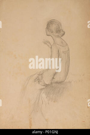 1 Esbós pro Somni - Joan brull ich Vinyoles (1863-1912) Stockfoto