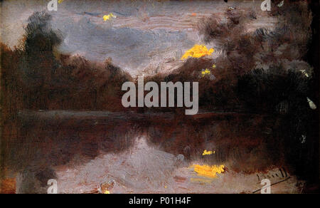 . Deutsch: Paisatge. Deutsch: Paisatge 3 Paisatge - Joan brull ich Vinyoles (1863-1912) - 2. Stockfoto