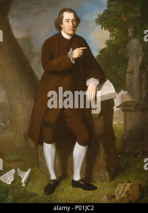 Charles Willson Peale (American, 1741 - 1827), John beale Bordley, 1770, Öl auf Leinwand, Geschenk der Barra Foundation, Inc. 12 John beale Bordley sc 002083 Stockfoto