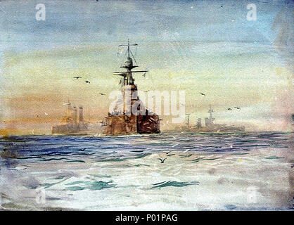 Untersuchung von Schlachtschiffen der R und der Queen ElizabethKlasse