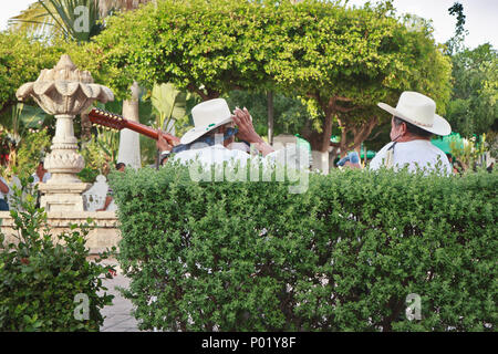 Mariachi in Comala, Mexiko Stockfoto