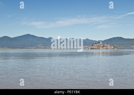 Insel Janitzio, Lago Patzcuaro, Mexiko Stockfoto