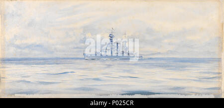 PY 0993. 1928. Unbekannt 48 HMS Hood Ca.1928 RMG-PY 0993 Stockfoto