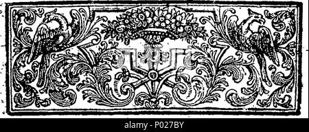 . Englisch: Fleuron aus Buch: eine Sammlung von miscellany Buchstaben, ausgewählt aus dem Nebel Wochenblatt. ... 43 eine Sammlung von miscellany Buchstaben, ausgewählt aus dem Nebel Wochenblatt. - Fleuron T 117548-4 Stockfoto