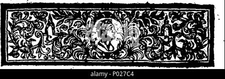 . Englisch: Fleuron aus Buch: eine Sammlung von miscellany Buchstaben, ausgewählt aus dem Nebel Wochenblatt. ... 43 eine Sammlung von miscellany Buchstaben, ausgewählt aus dem Nebel Wochenblatt. - Fleuron T 117548-5 Stockfoto
