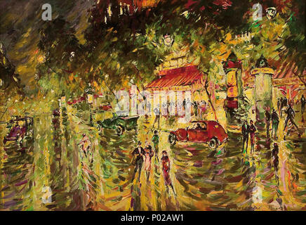 . Konstantin Korovin: einem Boulevard in Paris, Öl auf Hartfaser, 44,5 x 64 cm. um 1939. Konstantin Korovin (1861-1939) Russische Alternative Namen:?????????? ?????????? ??????? Beschreibung russische Maler Bruder von Sergey Aleksejewitsch Korovin Datum der Geburt / Tod vom 5. Dezember 1861 11. September 1939 Ort der Geburt / Tod Moskau Paris arbeiten Ort Sankt Petersburg, Moskau, Paris Authority control: Q 437792 2562969 ISNI VIAF:?:? 0000 00010863 0574 ULAN:?? n 500026648 LCCN: 85264878 NLA:? 35255272 WorldCat 59 Korovin einem Boulevard in Paris Stockfoto