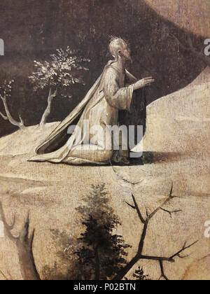 . Die Todesangst im Garten Gethsemane (Detail). Die erste Hälfte des 16. Jahrhunderts 15 Weerdt Todesangst im Garten (Detail) 01. Stockfoto