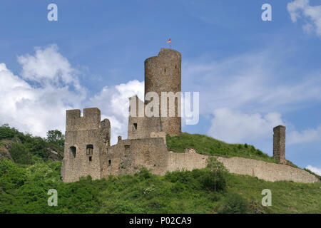 Löwenburg in Monreal in der Eifel Stockfoto