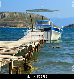 Griechischen Fischerboot Stockfoto