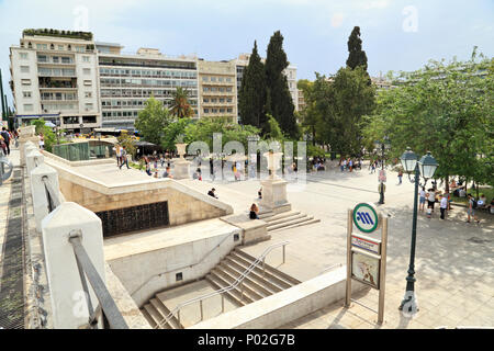 Syntagma-Platz Stockfoto