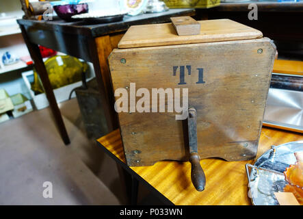 Alte Holz Butterfass Stockfoto