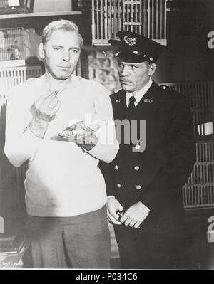Original Film Titel: Birdman von Alcatraz. Englischer Titel: Birdman von Alcatraz. Regisseur: John FRANKENHEIMER. Jahr: 1962. Stars: NEVILLE BRAND; Burt Lancaster. Quelle: UNITED ARTISTS/Album Stockfoto