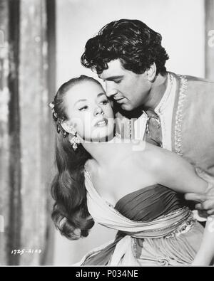 Original Film Titel: Der goldene Klinge. Englischer Titel: das goldene Blatt. Film Regie: NATHAN JURAN. Jahr: 1953. Stars: ROCK HUDSON; PIPER LAURIE. Quelle: UNIVERSAL PICTURES/Album Stockfoto