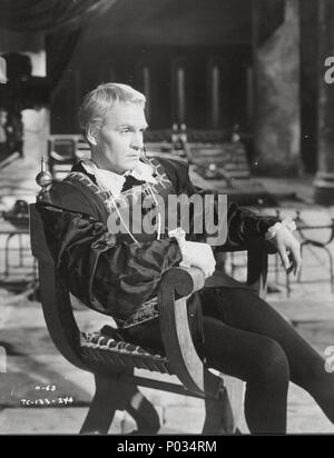 Original Film Titel: Hamlet. Englischer Titel: Hamlet. Regisseur: Laurence Olivier. Jahr: 1948. Stars: Laurence Olivier. Credit: Zwei Städte/Rang/Album Stockfoto