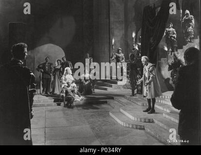Original Film Titel: Hamlet. Englischer Titel: Hamlet. Regisseur: Laurence Olivier. Jahr: 1948. Stars: Laurence Olivier. Credit: Zwei Städte/Rang/Album Stockfoto