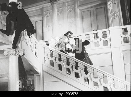 Original Film Titel: LE BOSSU. Englischer Titel: YOKEL, DIE. Regisseur: ANDRE HUNEBELLE. Jahr: 1960. Stars: Jean Marais. Stockfoto