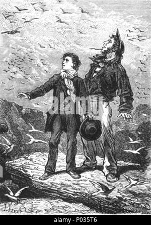 10 "Die geheimnisvolle Insel" von Jules Férat011 Stockfoto