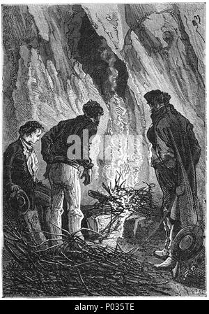 10 "Die geheimnisvolle Insel" von Jules Férat013 Stockfoto