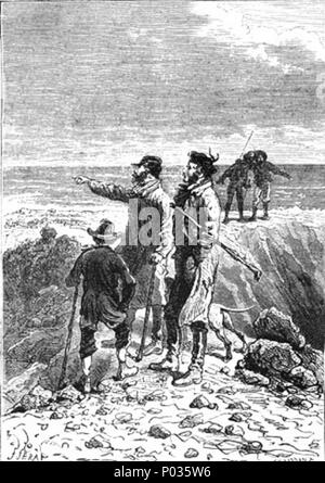 10 "Die geheimnisvolle Insel" von Jules Férat026 Stockfoto