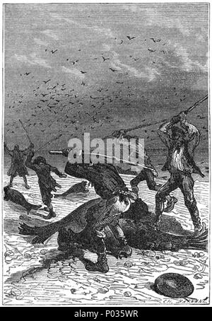 10 "Die geheimnisvolle Insel" von Jules Férat037 Stockfoto