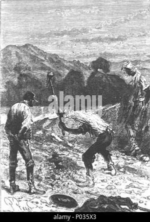 10 "Die geheimnisvolle Insel" von Jules Férat042 Stockfoto