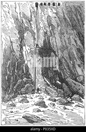 10 "Die geheimnisvolle Insel" von Jules Férat046 Stockfoto