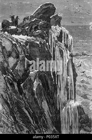 10 "Die geheimnisvolle Insel" von Jules Férat053 Stockfoto