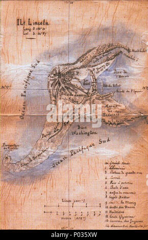10 "Die geheimnisvolle Insel" von Jules Férat 054 Stockfoto