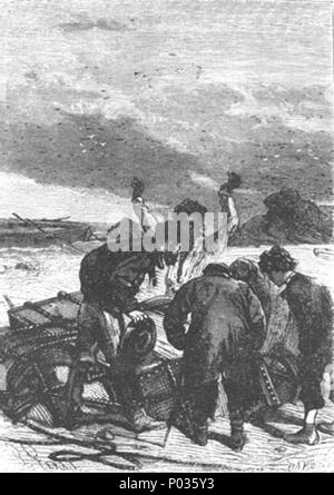 10 "Die geheimnisvolle Insel" von Jules Férat057 Stockfoto