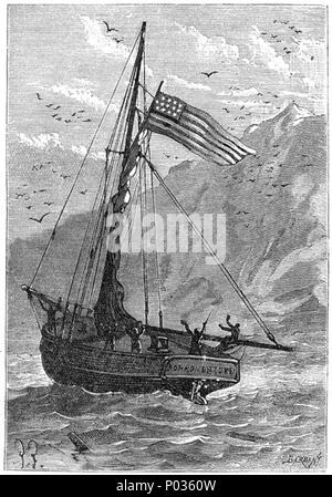 11 "Die geheimnisvolle Insel" von Jules Férat085 Stockfoto