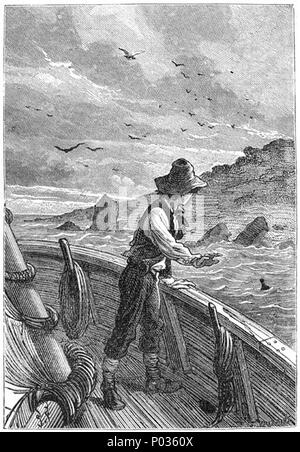 11 "Die geheimnisvolle Insel" von Jules Férat086 Stockfoto