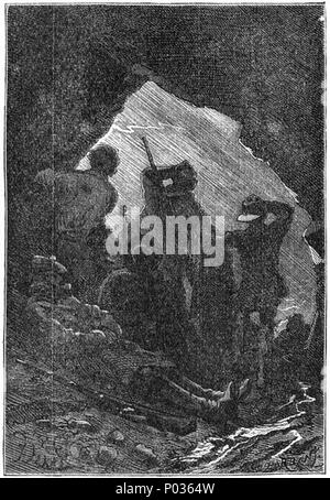 11 "Die geheimnisvolle Insel" von Jules Férat 140 Stockfoto