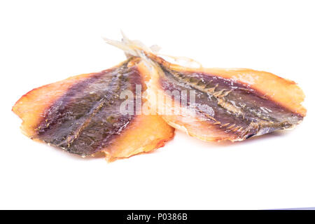 Zwei getrennte getrocknete Fische Stöcker Stockfoto
