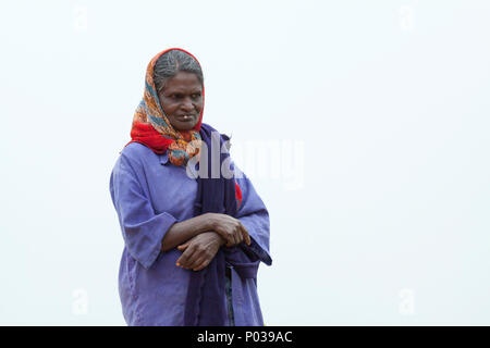 Weibliche tee Arbeiter auf dem Kolukkumalai tee Immobilien, Munnar, Kerala, Indien. Stockfoto