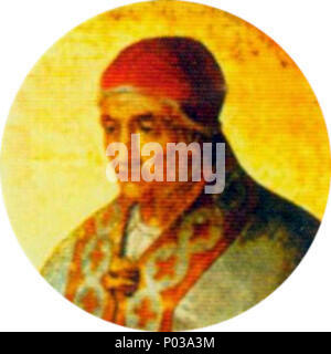 . Englisch: Porträts von en: Papst Innozenz VI. in der en: Basilika St. Paul vor den Mauern Rom Italiano: Ritratto di: Papa Innocenzo VI nella: Basilica di San Paolo fuori La Mura, Roma. 14. Jahrhundert. Unbekannt 21 199 - Innozenz VI. Stockfoto